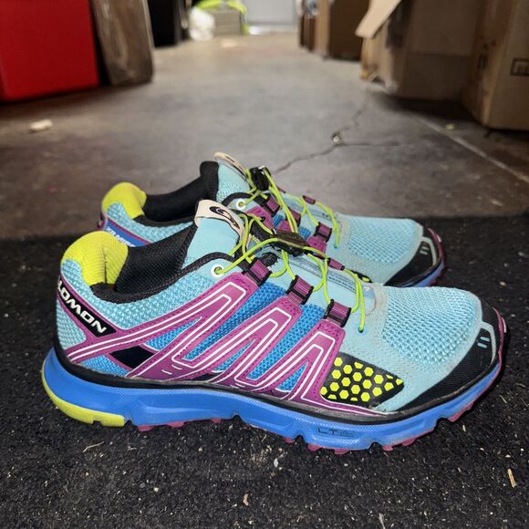 Salomon XR Mission 1 Athletic Trail Running Shoes Sneakers Multicolor Womens 8 - Picture 1 of 7
